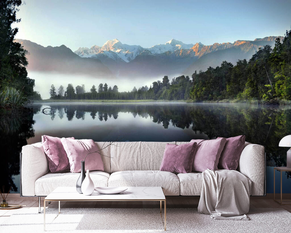 Montanhas refletidas no lago — interior 3