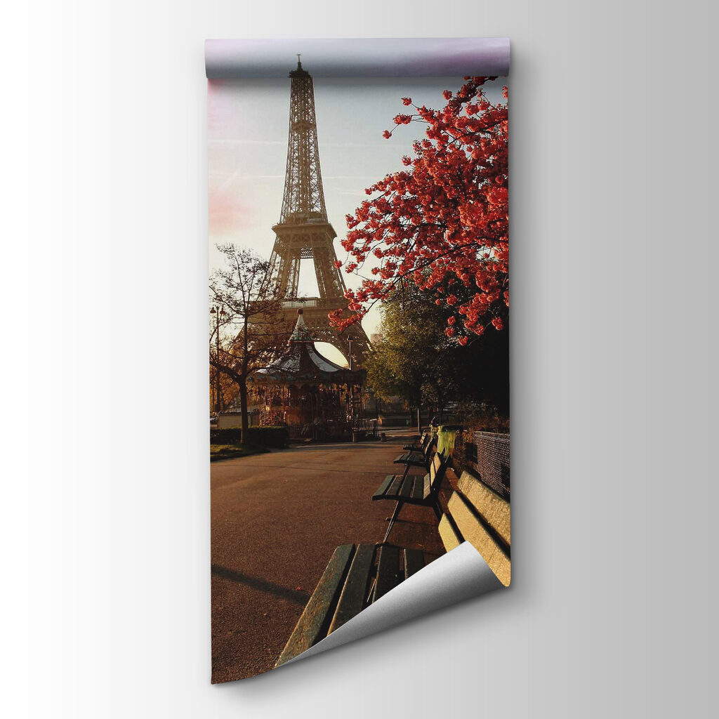 Torre Eiffel, outono vermelho — vista do produto