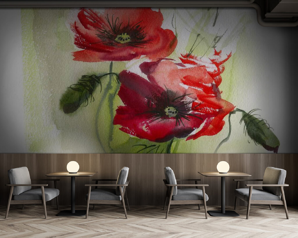 Papoilas em pinceladas — interior 5