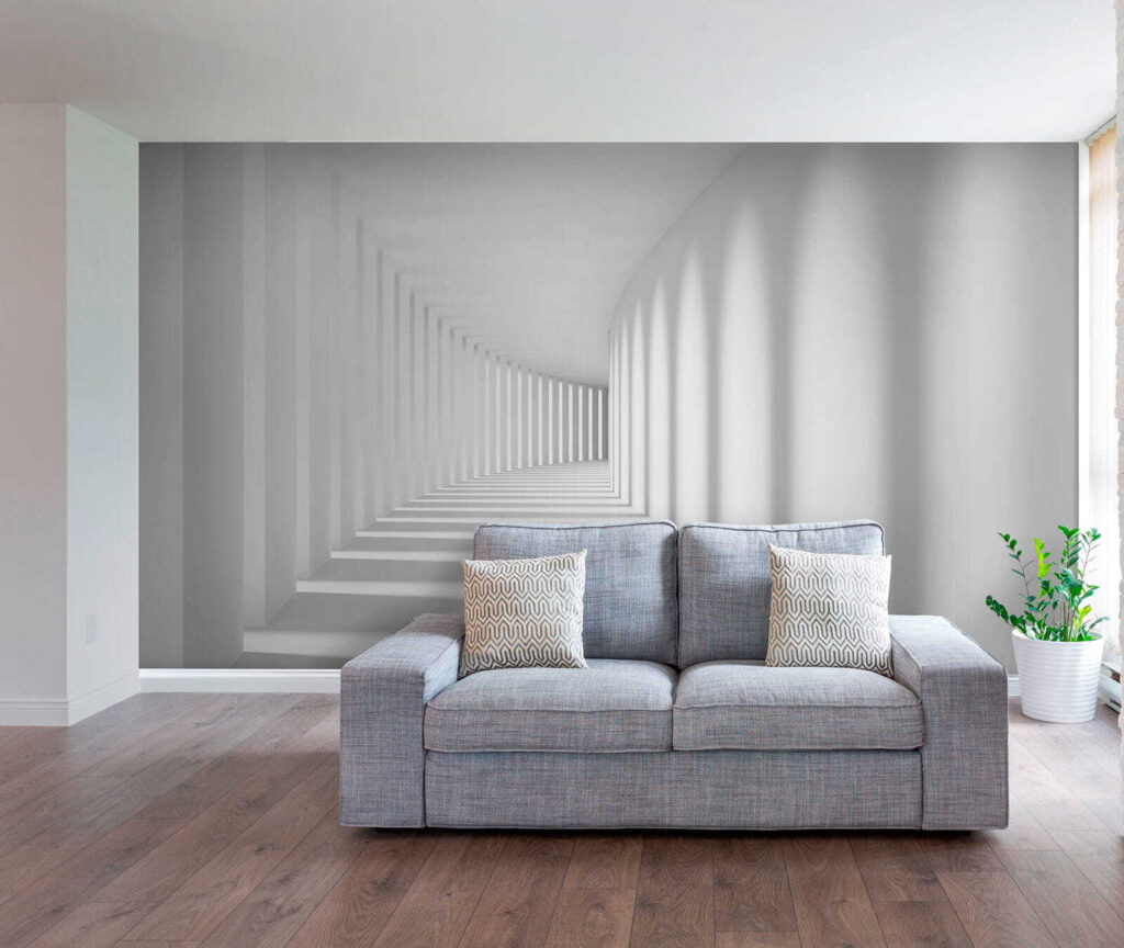 Corredor branco de sombras — interior 7