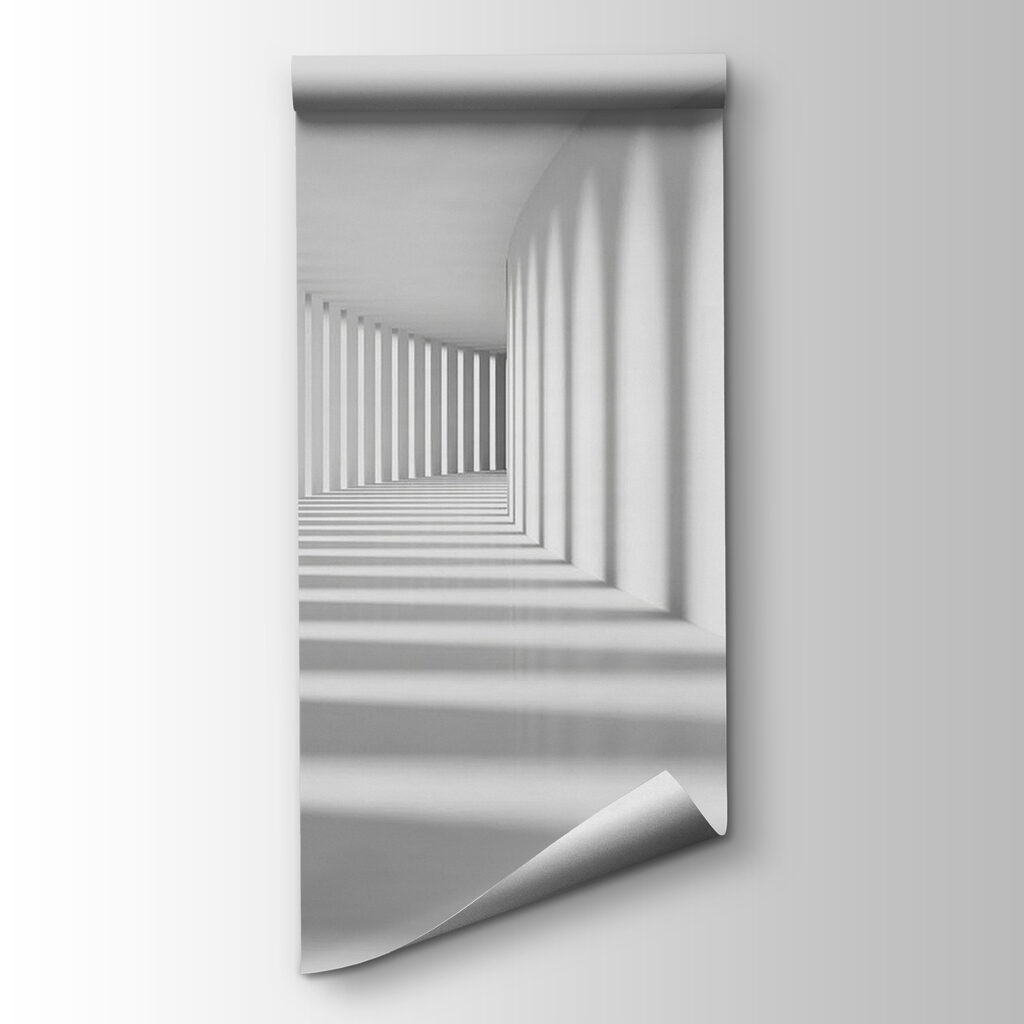 Corredor branco de sombras — vista do produto
