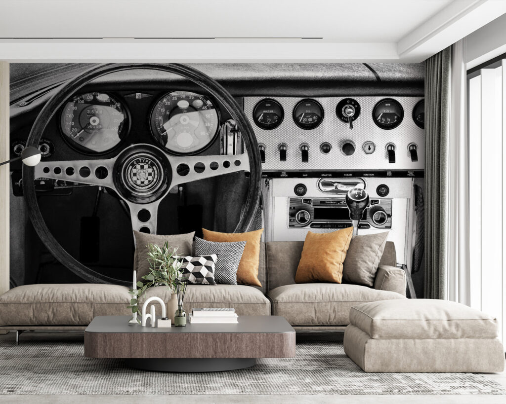 Painel de carro clássico — interior 1