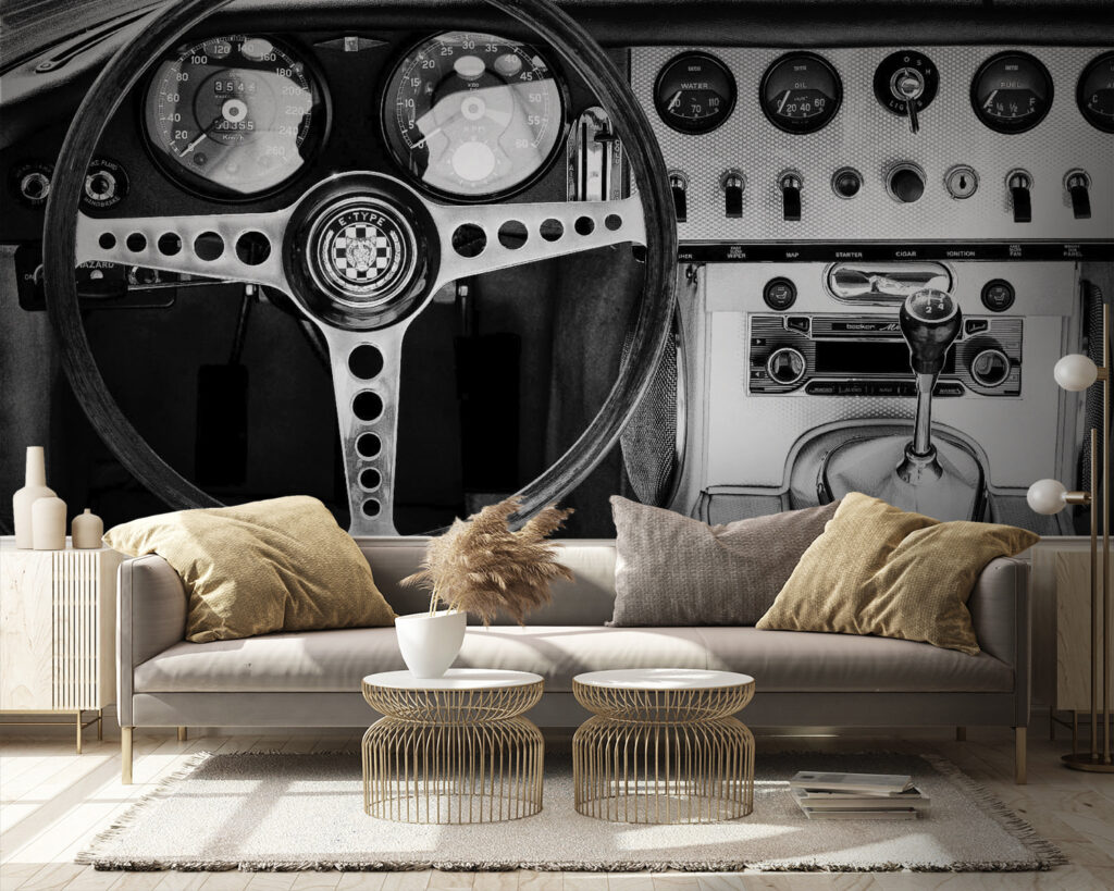 Painel de carro clássico — interior 2