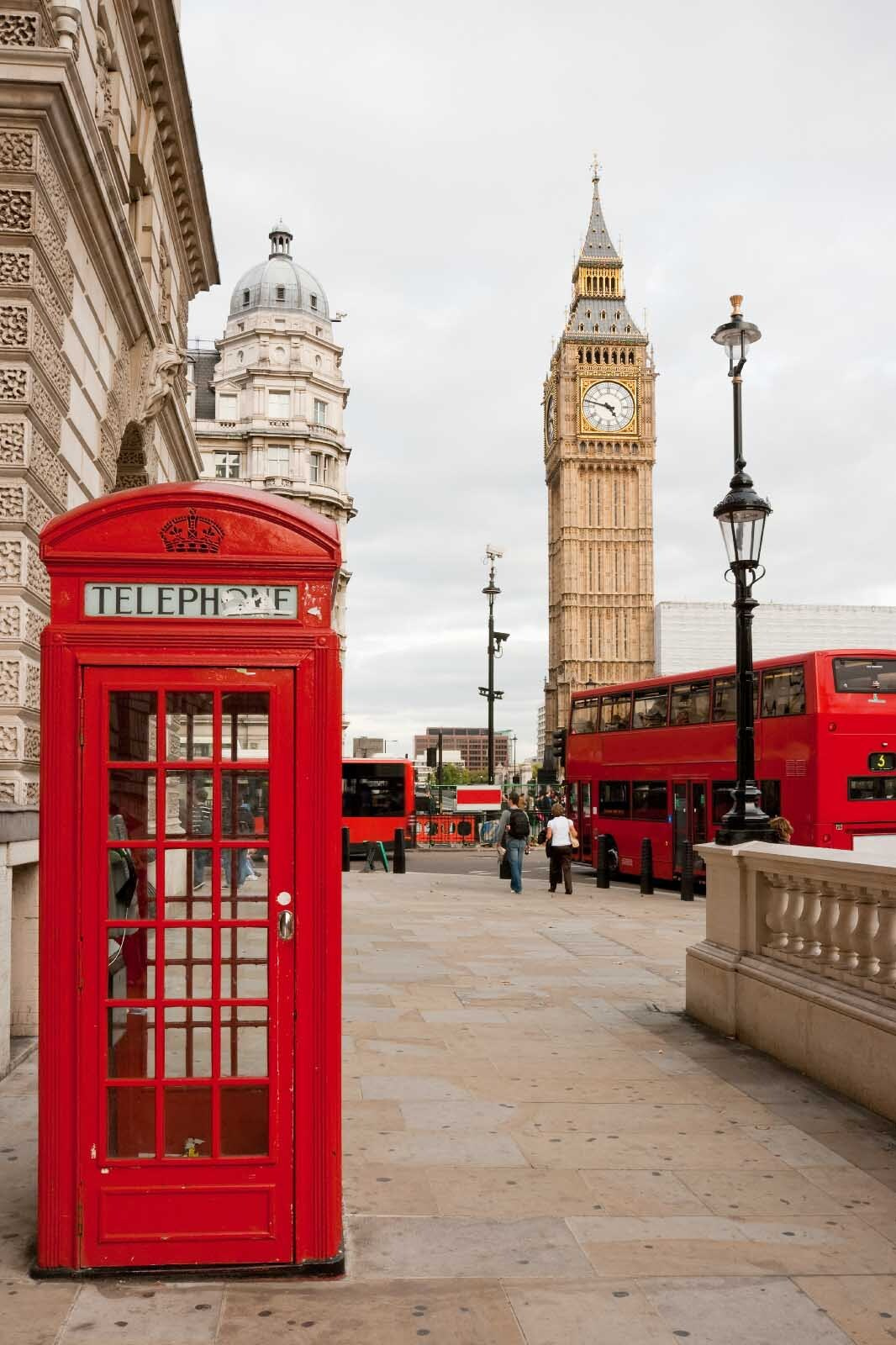 Cabine telefónica, Big Ben — design completo