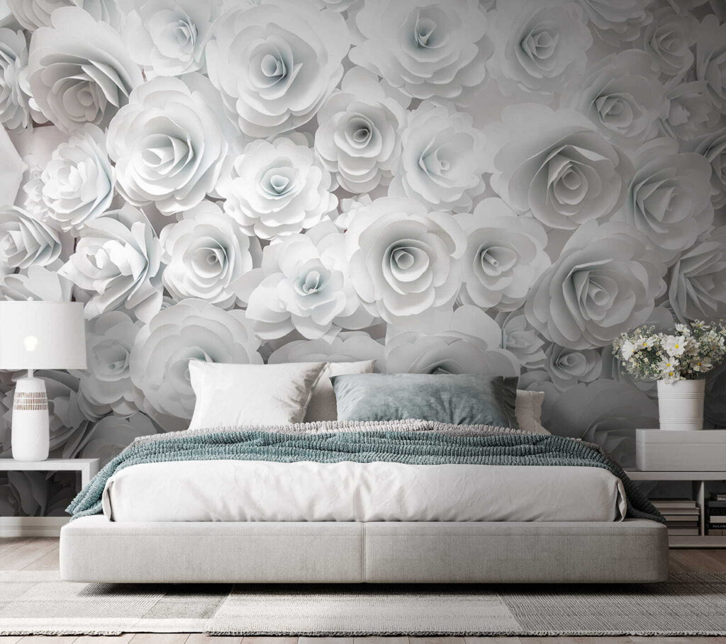 Rosas brancas muito juntas — interior 3