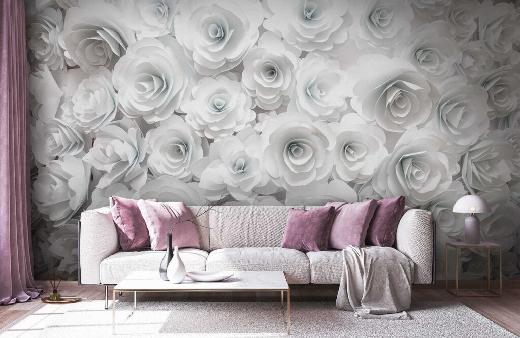Rosas brancas muito juntas — interior 6