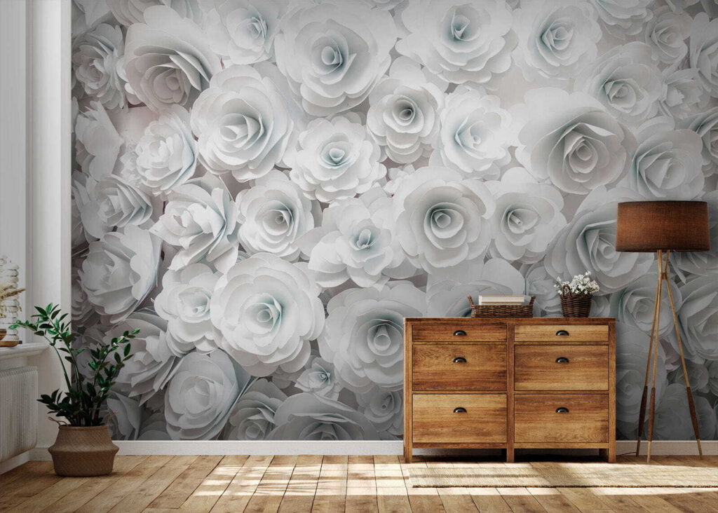 Rosas brancas muito juntas — interior 7