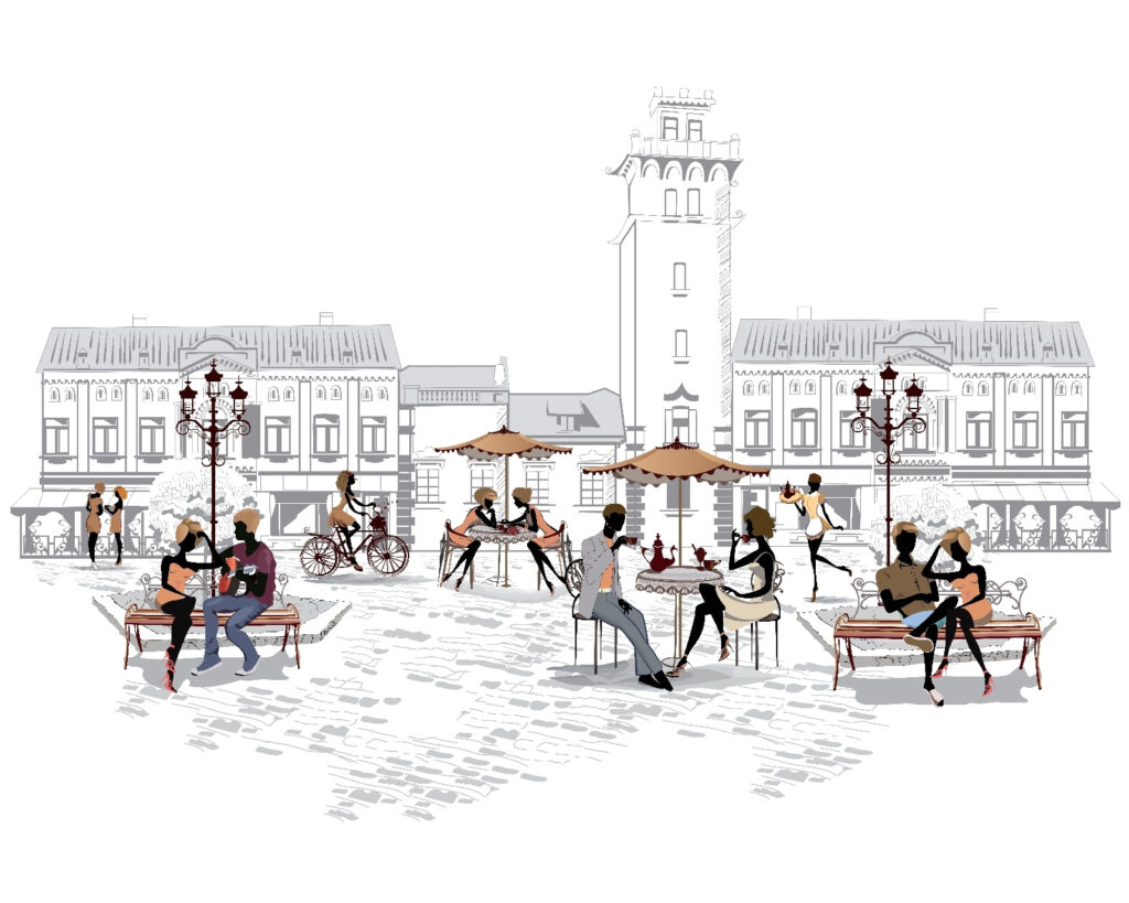 Esplanada na praça — design completo