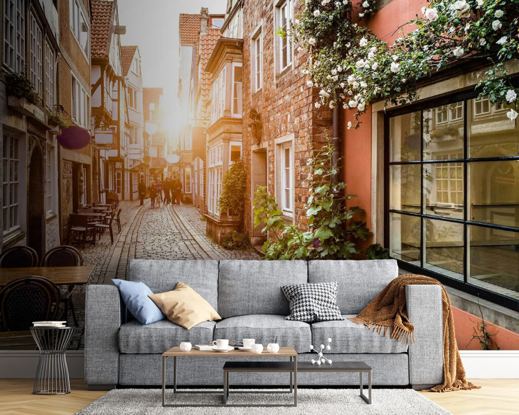 Sol num beco florido — interior 1