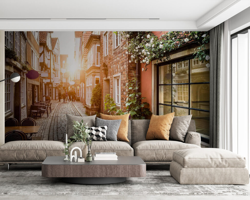 Sol num beco florido — interior 4