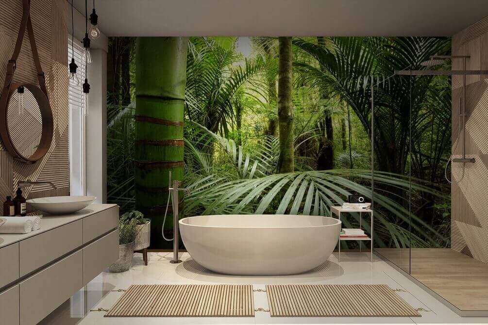 Floresta tropical verde-escura — interior 1