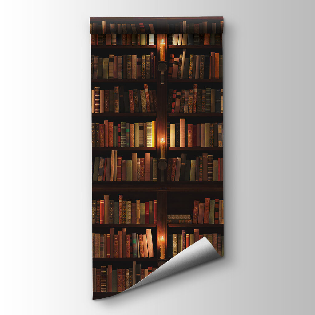 Biblioteca em sombra quente — vista do produto