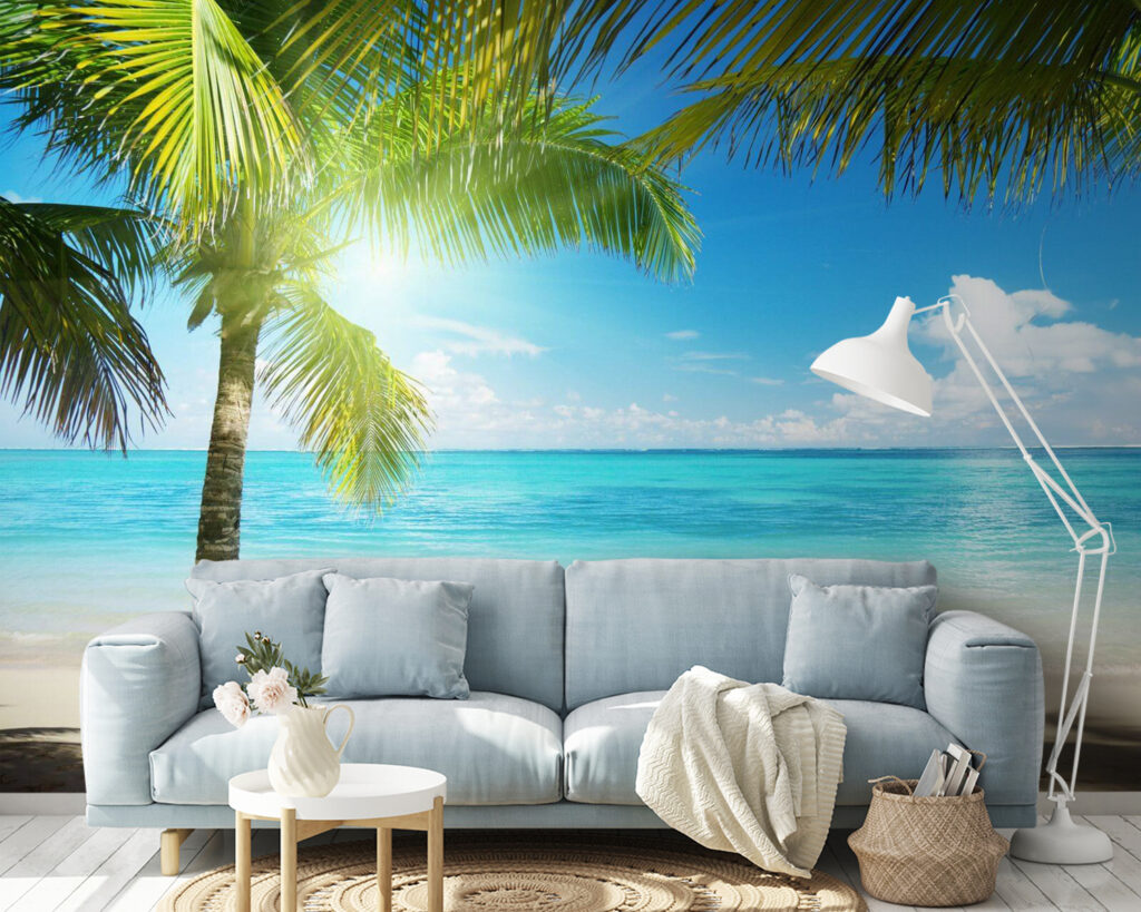 Palmeira junto ao mar — interior 1