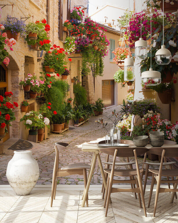 Rua estreita de vasos — interior 2