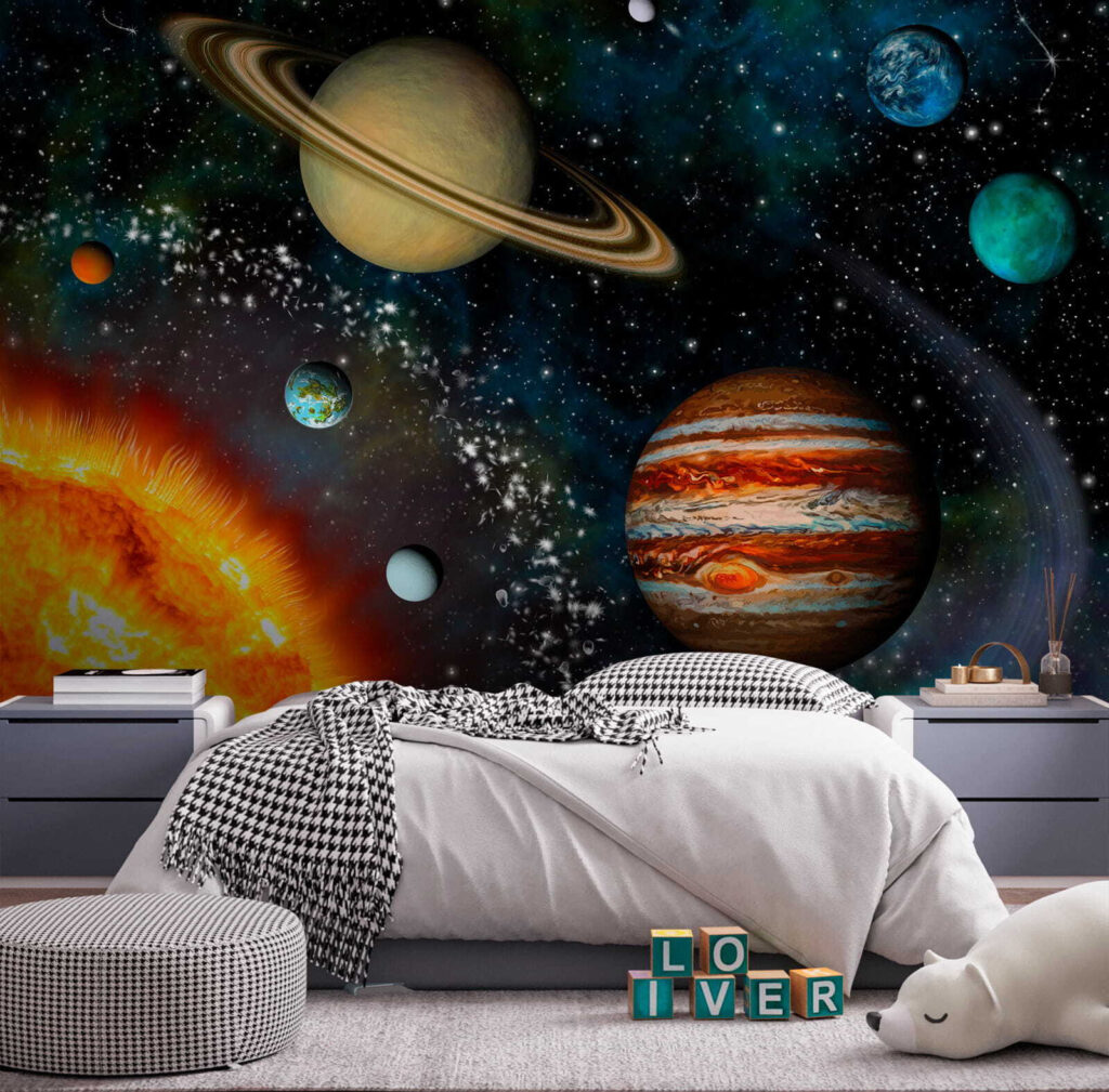 Sol intenso entre estrelas — interior 3