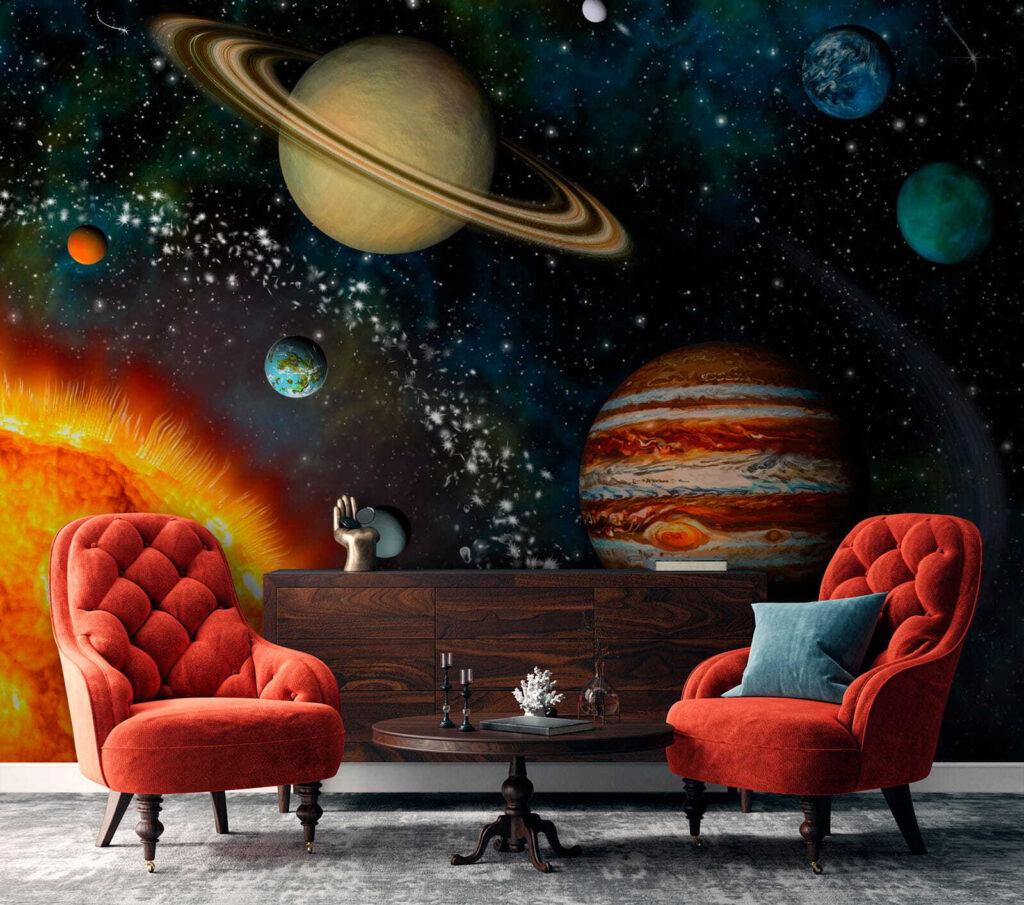 Sol intenso entre estrelas — interior 6