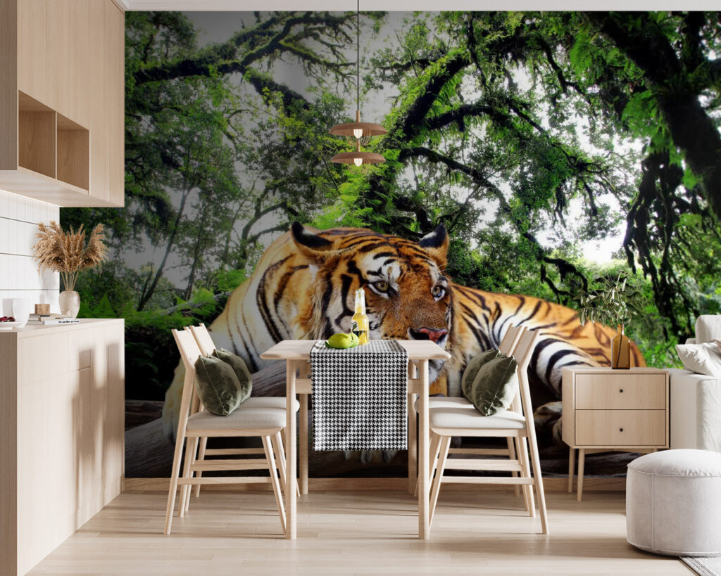 Tigre a descansar — interior 1