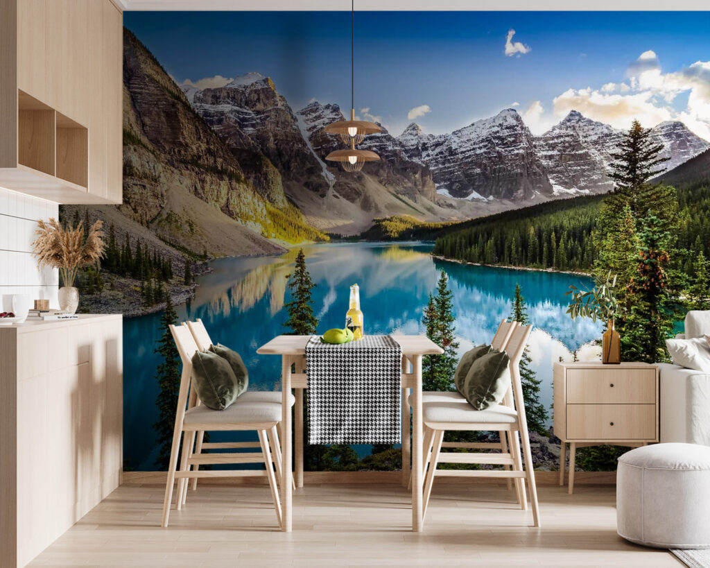Reflexo azul entre picos — interior 2