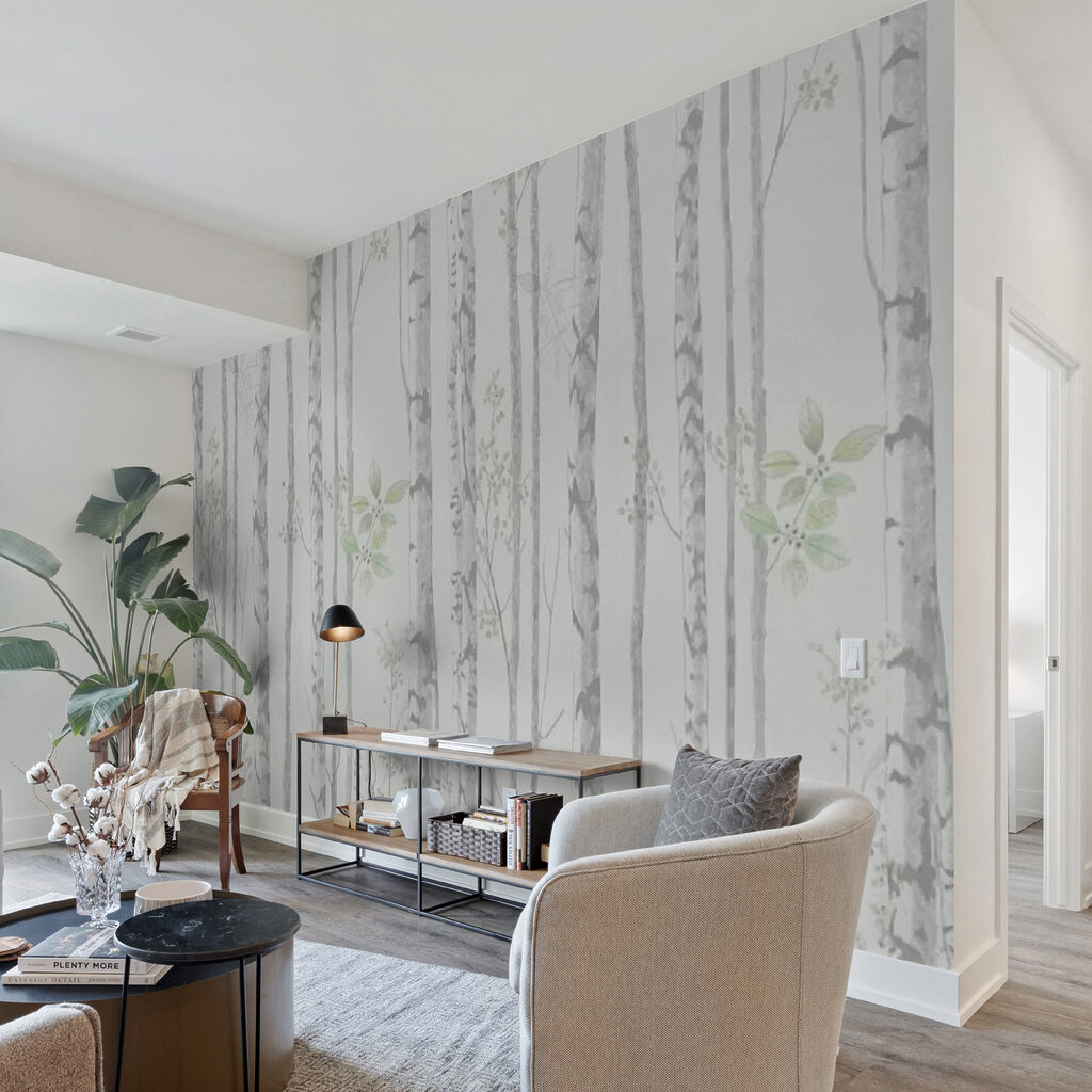 Bétulas com folhas verdes — interior 5