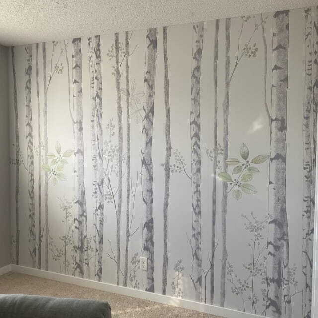 Bétulas com folhas verdes — interior 3