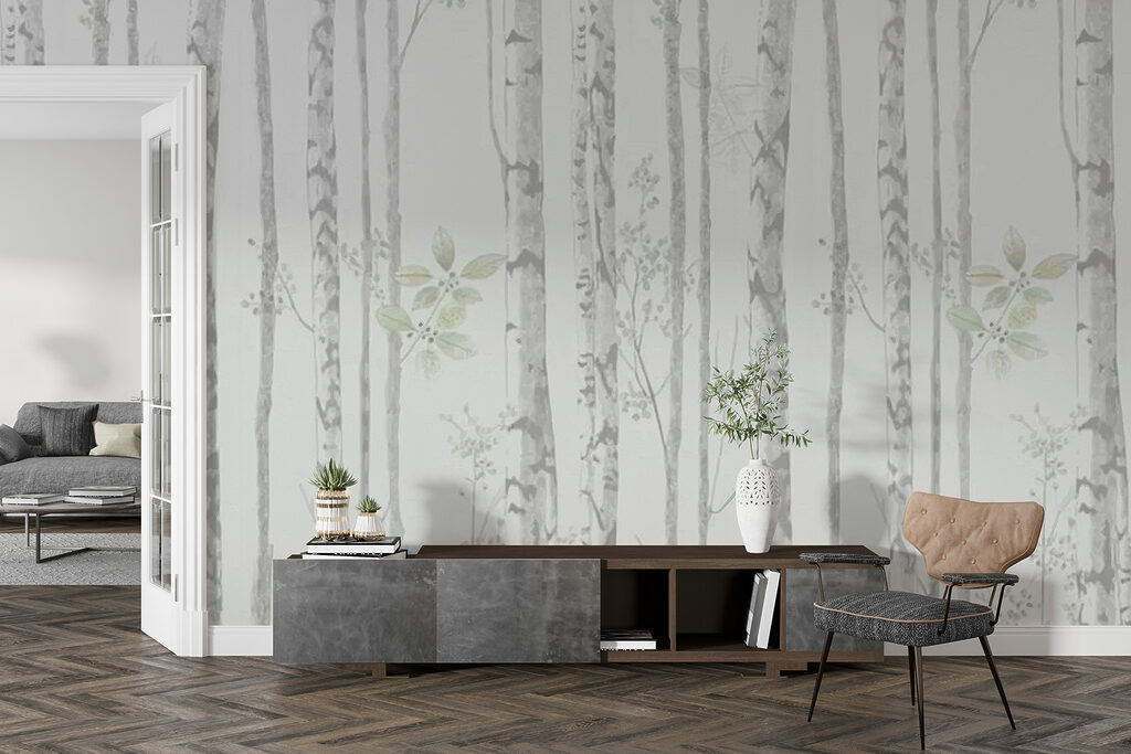 Bétulas com folhas verdes — interior 6