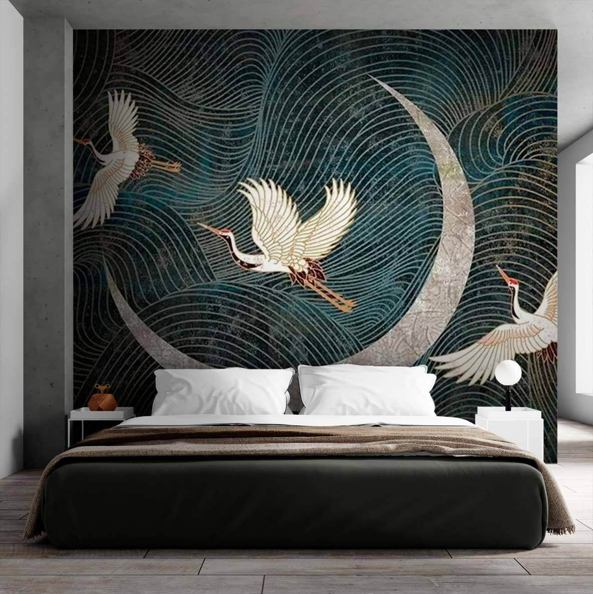 Grous junto à lua — interior 1