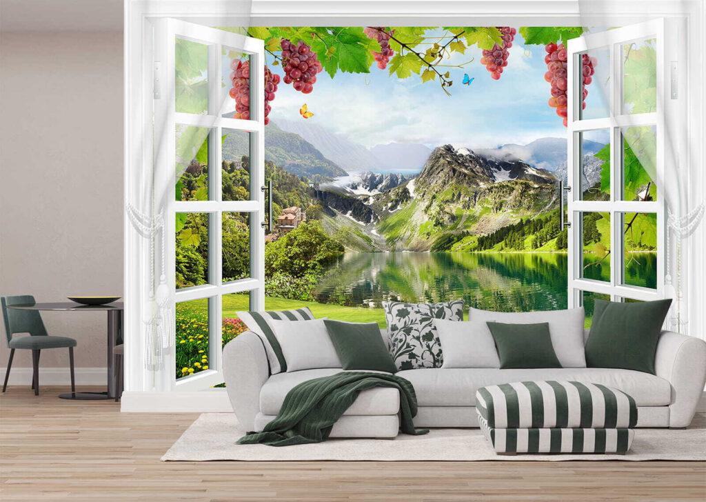 Janela para a montanha — interior 1