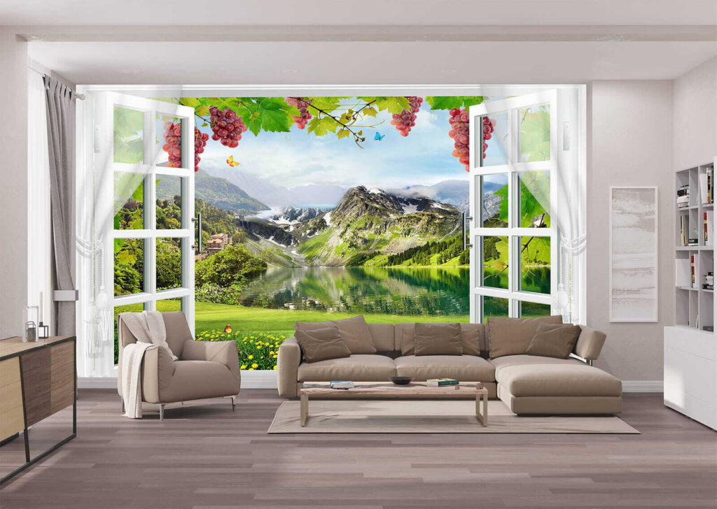 Janela para a montanha — interior 2
