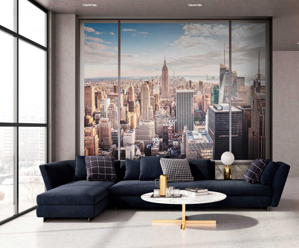 Cidade vista da janela — interior 6