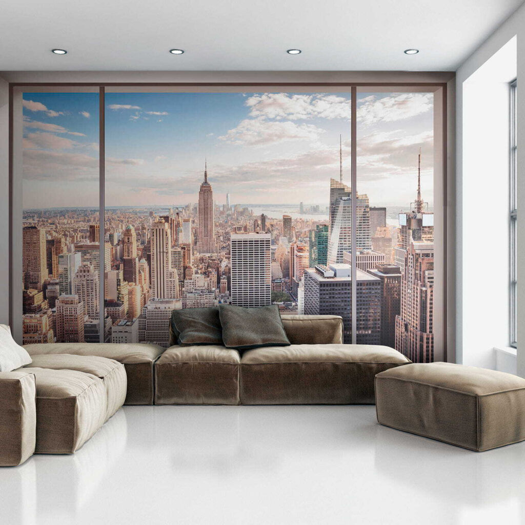 Cidade vista da janela — interior 7