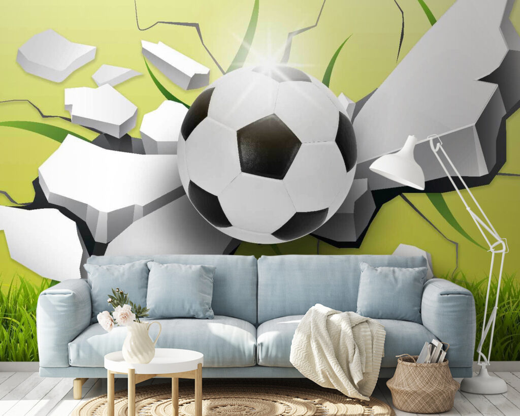 Futebol na parede — interior 2