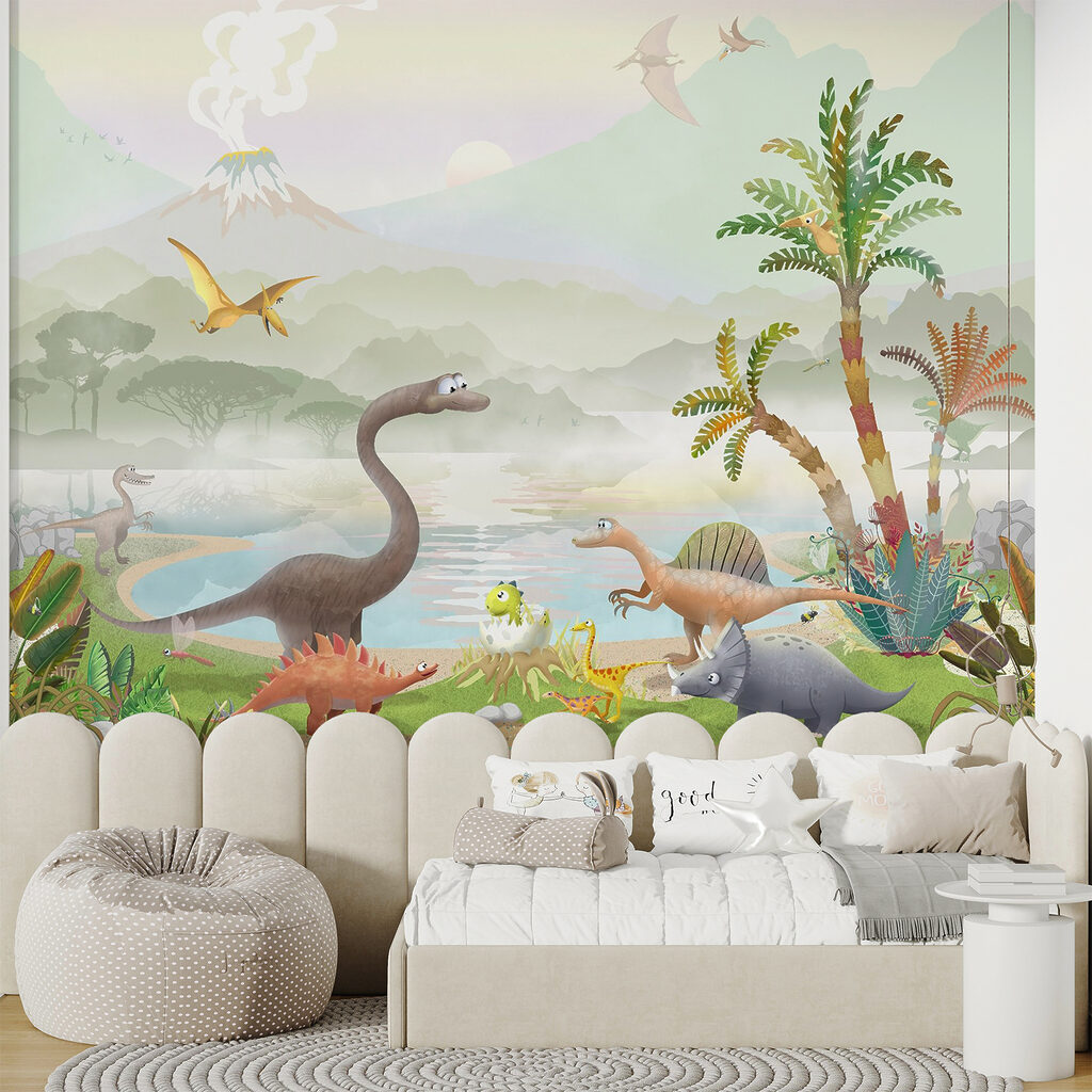 Dinossauros junto ao lago — interior 4