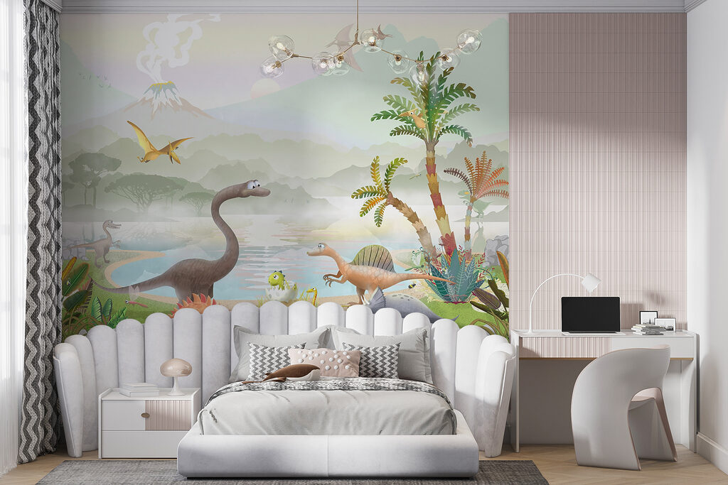 Dinossauros junto ao lago — interior 5