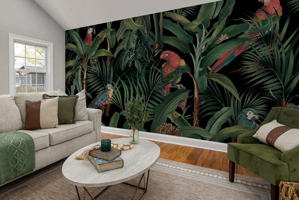 Papagaios na selva escura — interior 3