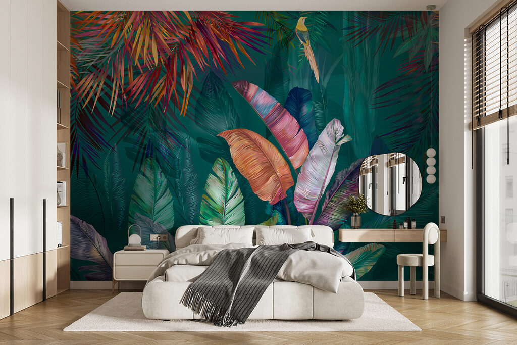 Folhas tropicais vibrantes — interior 10