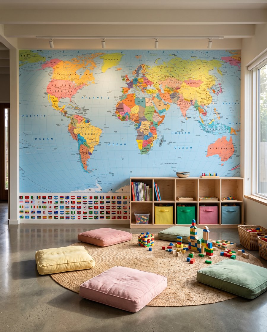 Mundo cheio de bandeiras — interior 6