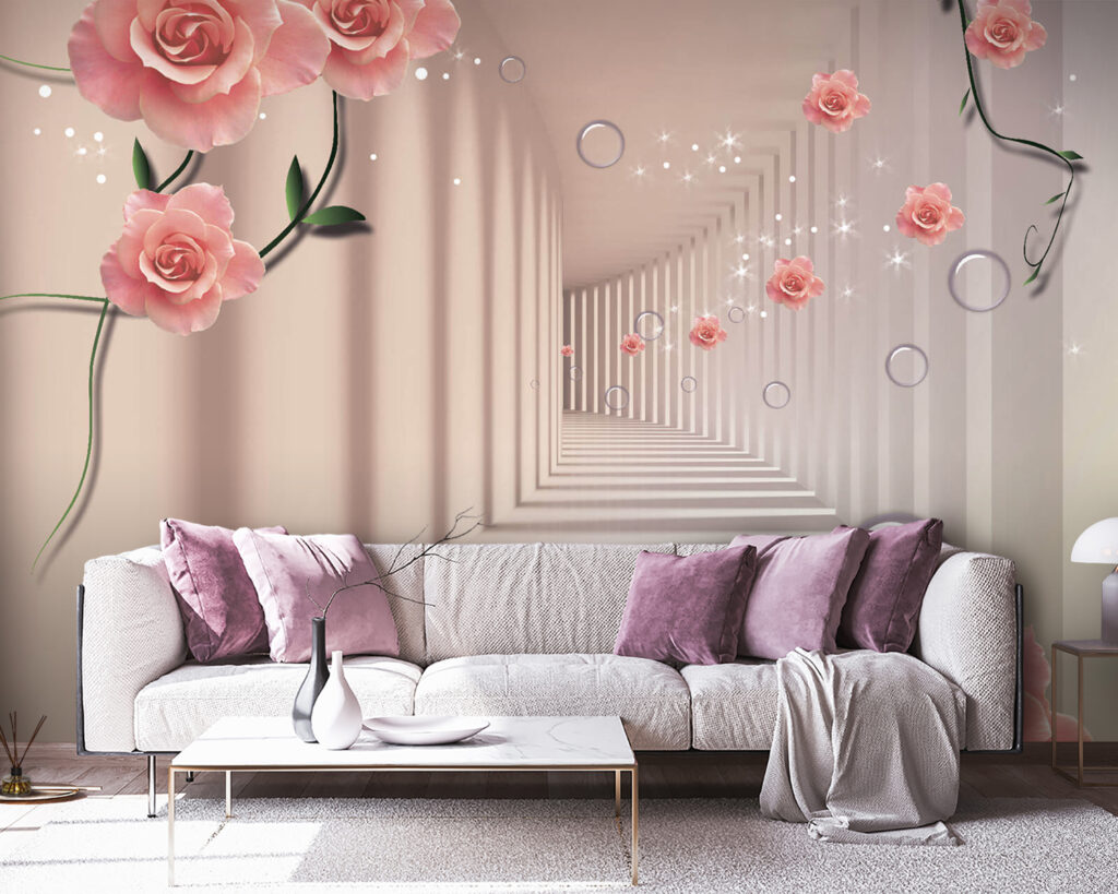 Rosas em nichos — interior 3