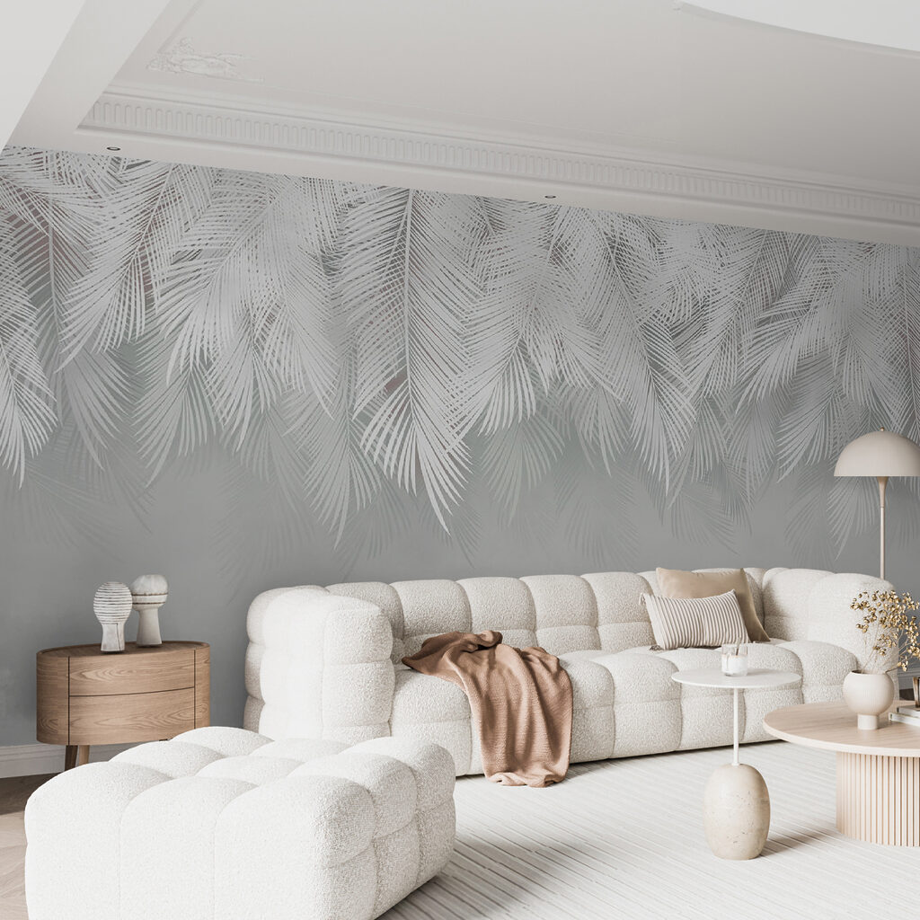 Folhas de palmeira brancas — interior 10