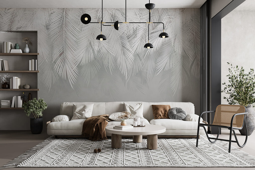 Folhas de palmeira brancas — interior 11