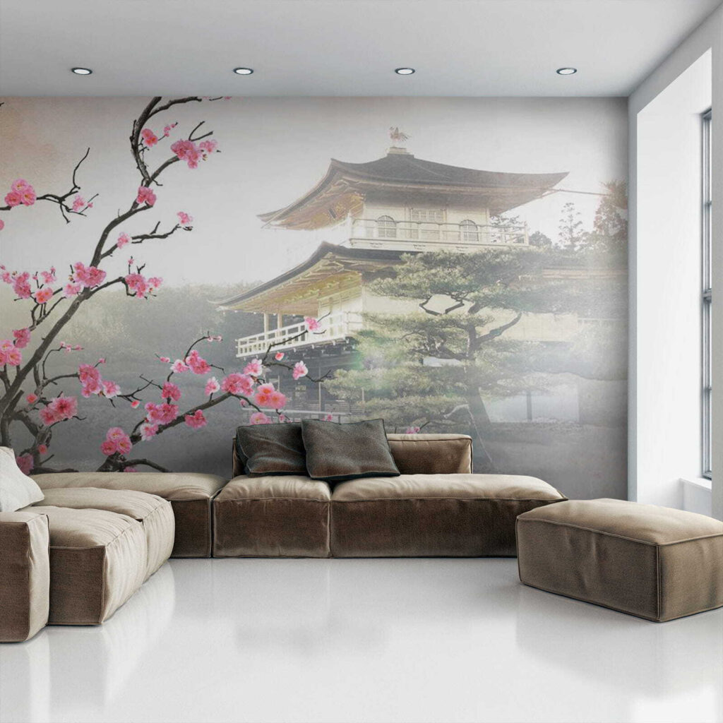 Flores junto ao templo — interior 5