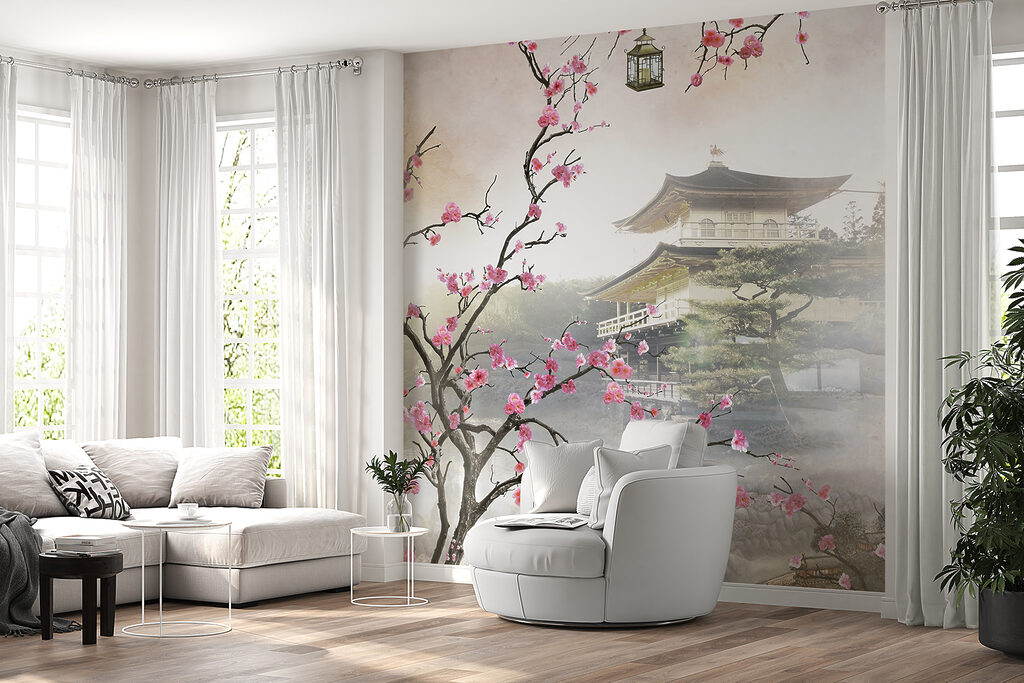 Flores junto ao templo — interior 10