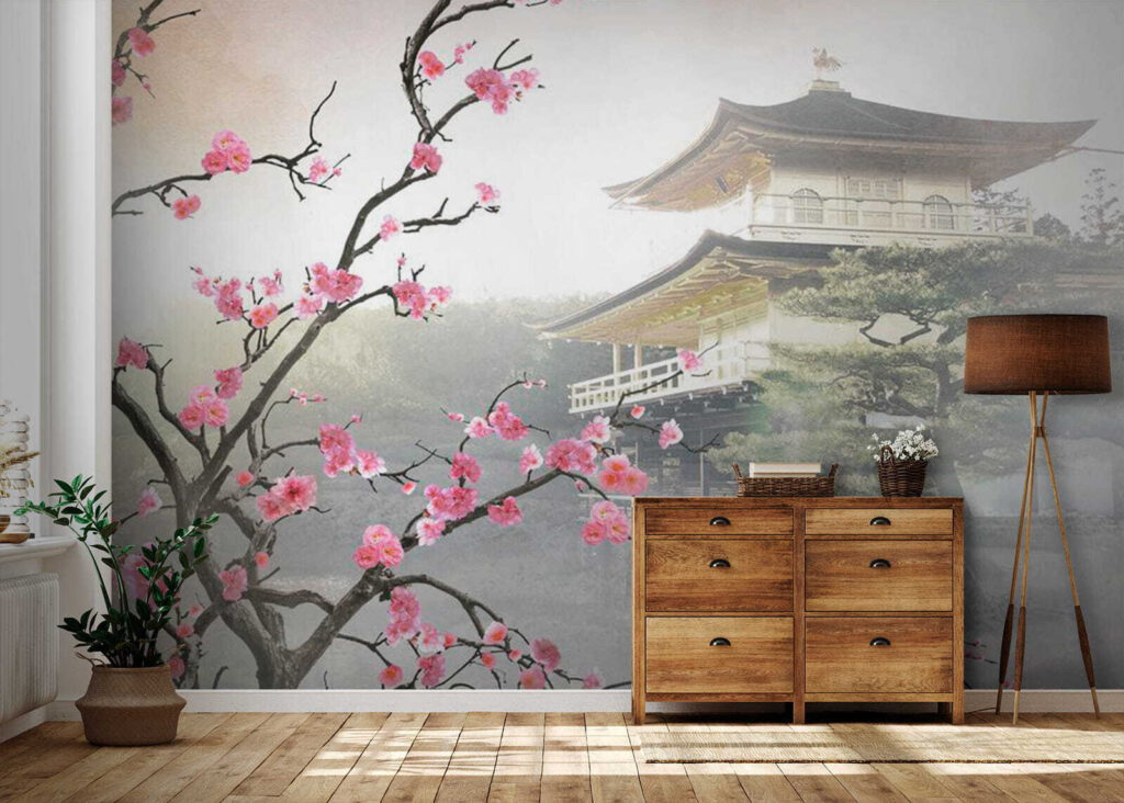 Flores junto ao templo — interior 6
