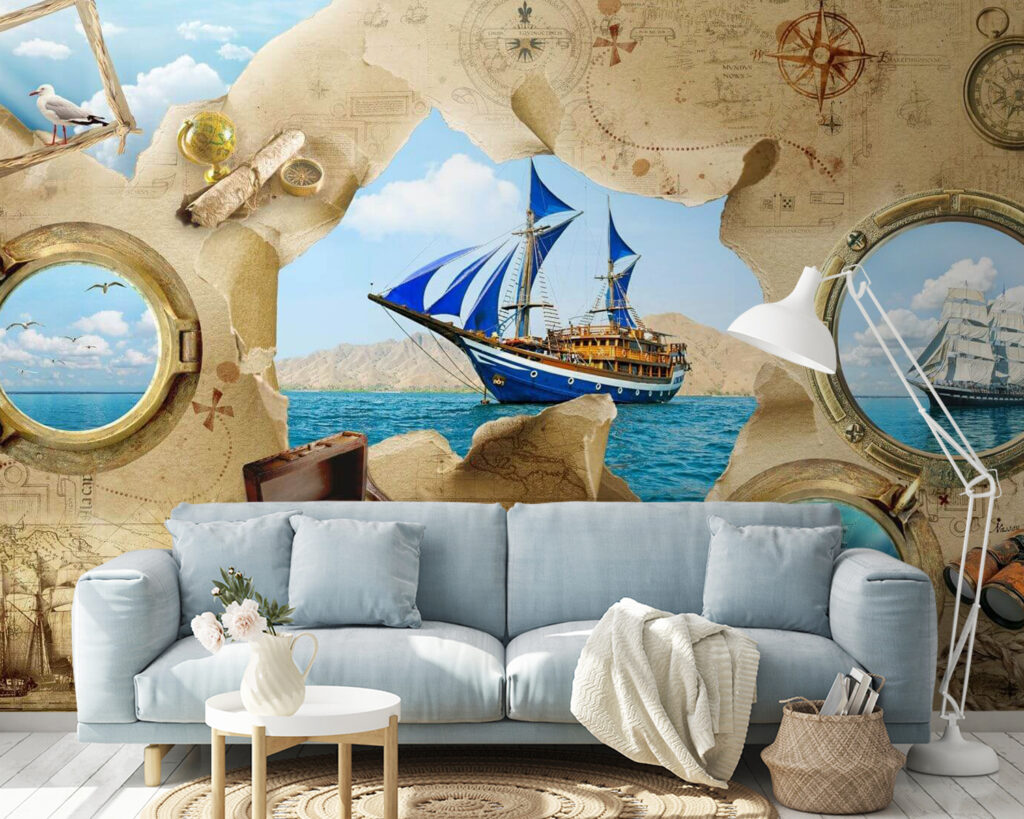 Viagem entre cartas náuticas — interior 1