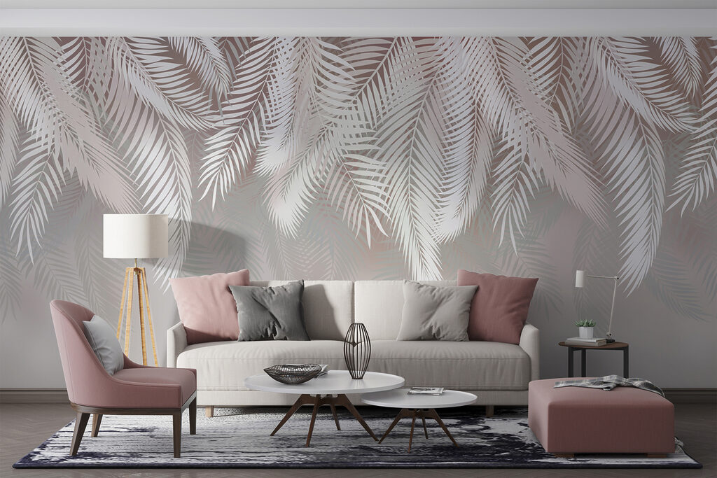 Folhas sobre espaço aberto — interior 3