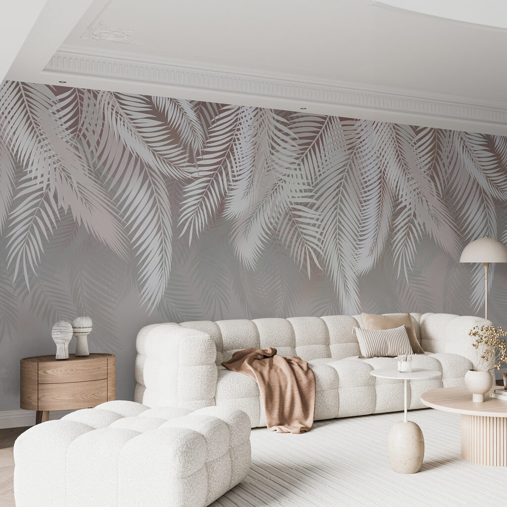 Folhas sobre espaço aberto — interior 4