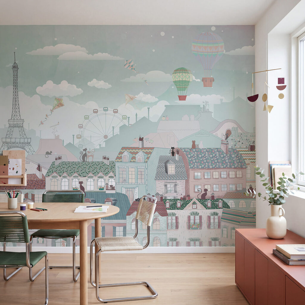 Paris sob balões — interior 1