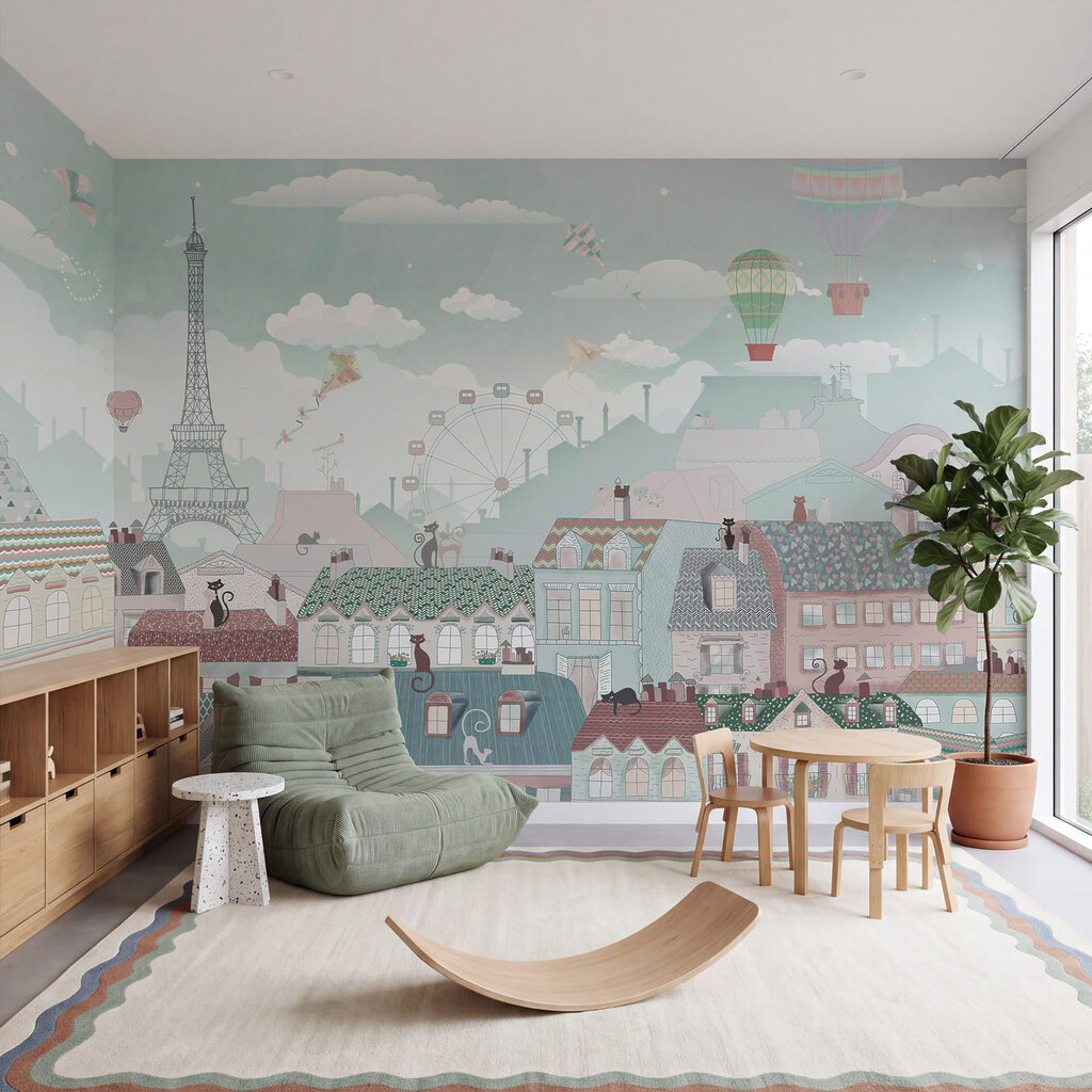 Paris sob balões — interior 3