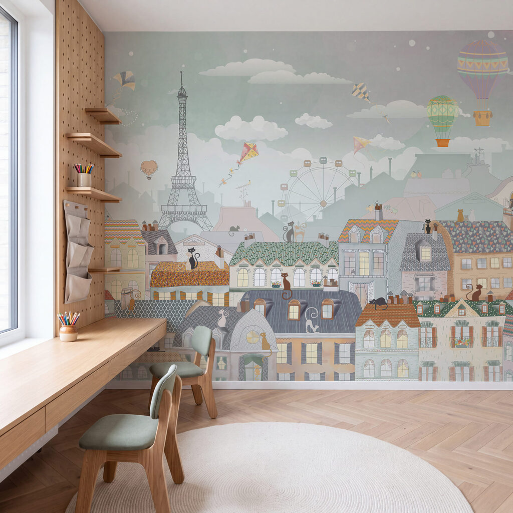 Paris sob balões — interior 2