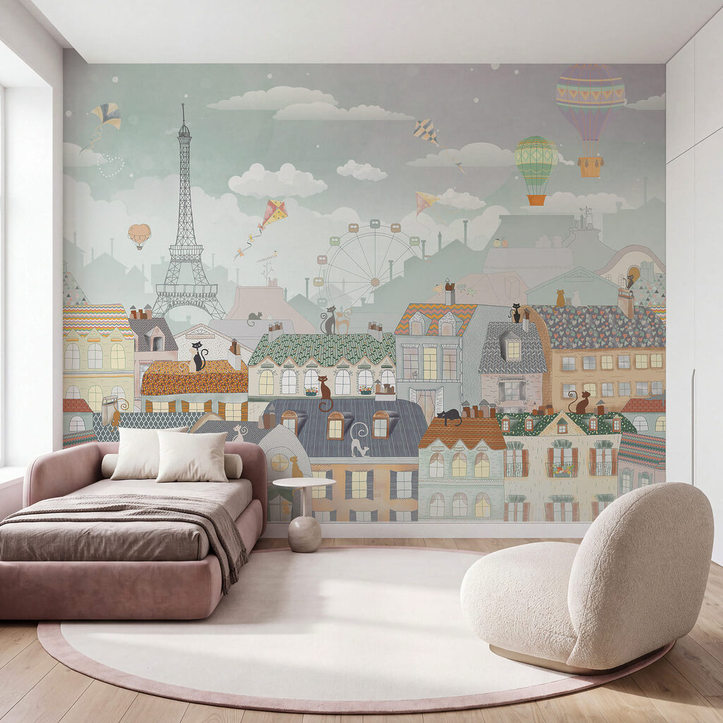 Paris sob balões — interior 1