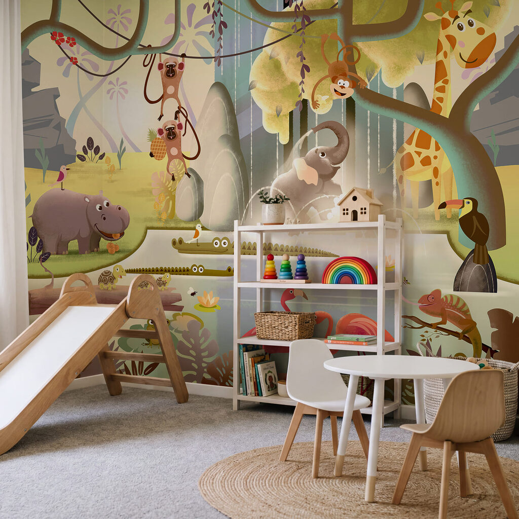 Brincadeira na selva — interior 3